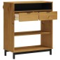 vidaXL Tavolino da Bar FLAM 92x45x110 cm in Legno Massello di Pino vidaXL Tavolino da Bar FLAM 92x45x110 cm in Legno Massello di Pino