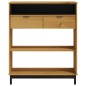 vidaXL Tavolino da Bar FLAM 92x45x110 cm in Legno Massello di Pino vidaXL Tavolino da Bar FLAM 92x45x110 cm in Legno Massello di Pino