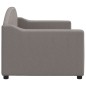 vidaXL Letto da Giorno Tortora 80x200 cm in Tessuto vidaXL Letto da Giorno Tortora 80x200 cm in Tessuto