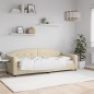 vidaXL Letto da Giorno Crema 80x200 cm in Tessuto vidaXL Letto da Giorno Crema 80x200 cm in Tessuto