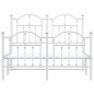 vidaXL Giroletto con Testiera e Pediera Metallo Bianco 120x190 cm vidaXL Giroletto con Testiera e Pediera Metallo Bianco 120x190 cm
