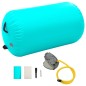 vidaXL Rullo da Ginnastica Gonfiabile con Pompa 100x60 cm in PVC Verde