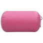 vidaXL Rullo da Ginnastica Gonfiabile con Pompa 100x60 cm in PVC Rosa vidaXL Rullo da Ginnastica Gonfiabile con Pompa 100x60 cm in PVC Rosa