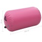 vidaXL Rullo da Ginnastica Gonfiabile con Pompa 100x60 cm in PVC Rosa vidaXL Rullo da Ginnastica Gonfiabile con Pompa 100x60 cm in PVC Rosa