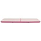vidaXL Tappetino Ginnastica Gonfiabile con Pompa 600x100x15cm PVC Rosa vidaXL Tappetino Ginnastica Gonfiabile con Pompa 600x100x15cm PVC Rosa