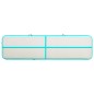 vidaXL Tappetino Ginnastica Gonfiabile e Pompa 700x100x15cm PVC Verde vidaXL Tappetino Ginnastica Gonfiabile e Pompa 700x100x15cm PVC Verde