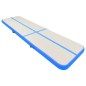 vidaXL Tappetino Ginnastica Gonfiabile con Pompa 800x100x15cm PVC Blu vidaXL Tappetino Ginnastica Gonfiabile con Pompa 800x100x15cm PVC Blu