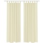 vidaXL Tende Trasparenti 2 pz Crema 140 x 175 cm vidaXL Tende Trasparenti 2 pz Crema 140 x 175 cm