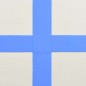 vidaXL Tappetino Ginnastica Gonfiabile con Pompa 500x100x20 cm PVC Blu