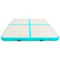 vidaXL Tappetino Ginnastica Gonfiabile e Pompa 200x200x15cm PVC Verde vidaXL Tappetino Ginnastica Gonfiabile e Pompa 200x200x15cm PVC Verde