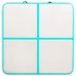 vidaXL Tappetino Ginnastica Gonfiabile e Pompa 200x200x15cm PVC Verde vidaXL Tappetino Ginnastica Gonfiabile e Pompa 200x200x15cm PVC Verde