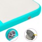 vidaXL Tappetino Ginnastica Gonfiabile e Pompa 200x200x15cm PVC Verde vidaXL Tappetino Ginnastica Gonfiabile e Pompa 200x200x15cm PVC Verde