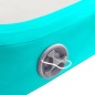 vidaXL Tappetino Ginnastica Gonfiabile e Pompa 200x200x15cm PVC Verde vidaXL Tappetino Ginnastica Gonfiabile e Pompa 200x200x15cm PVC Verde