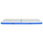 vidaXL Tappetino Ginnastica Gonfiabile con Pompa 800x100x20cm PVC Blu