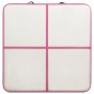 vidaXL Tappetino Ginnastica Gonfiabile con Pompa 200x200x15cm PVC Rosa vidaXL Tappetino Ginnastica Gonfiabile con Pompa 200x200x15cm PVC Rosa