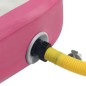 vidaXL Tappetino Ginnastica Gonfiabile con Pompa 200x200x15cm PVC Rosa vidaXL Tappetino Ginnastica Gonfiabile con Pompa 200x200x15cm PVC Rosa