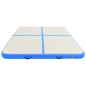 vidaXL Tappetino Ginnastica Gonfiabile con Pompa 200x200x15cm PVC Blu vidaXL Tappetino Ginnastica Gonfiabile con Pompa 200x200x15cm PVC Blu