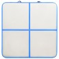 vidaXL Tappetino Ginnastica Gonfiabile con Pompa 200x200x15cm PVC Blu vidaXL Tappetino Ginnastica Gonfiabile con Pompa 200x200x15cm PVC Blu