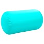 vidaXL Rotolo da Ginnastica Gonfiabile con Pompa 120x90cm in PVC Verde