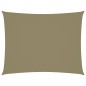 vidaXL Parasole a Vela Oxford Rettangolare 6x8 m Beige vidaXL Parasole a Vela Oxford Rettangolare 6x8 m Beige