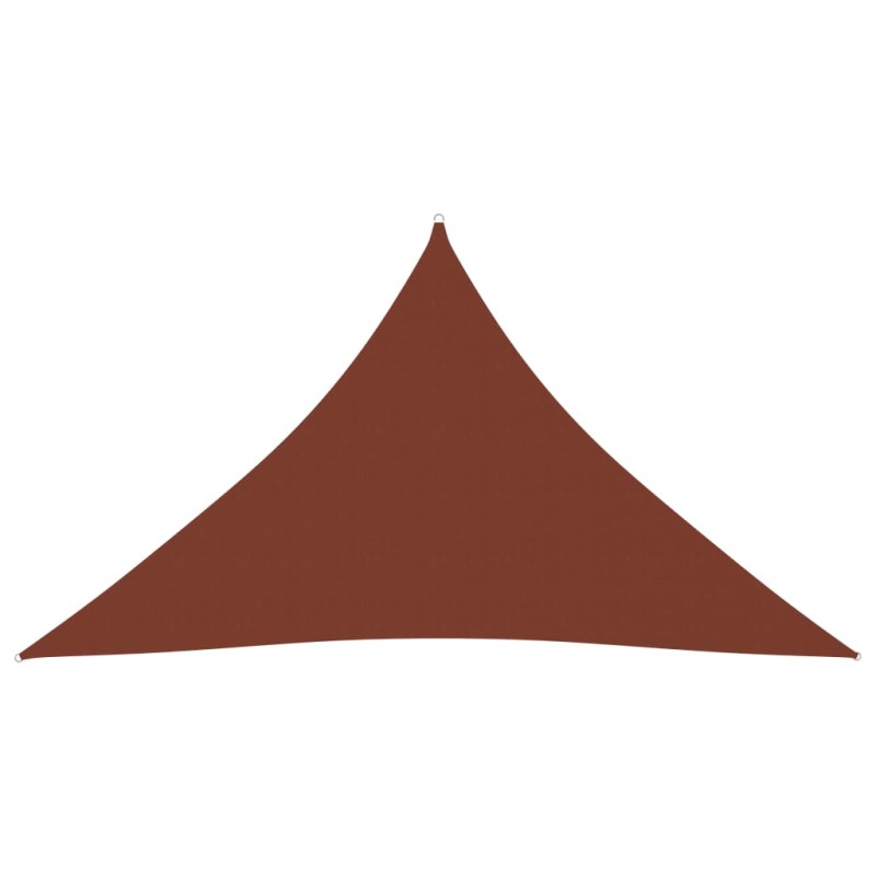 vidaXL Parasole a Vela Oxford Triangolare 2,5x2,5x3,5 m Terracotta vidaXL Parasole a Vela Oxford Triangolare 2,5x2,5x3,5 m Terracotta