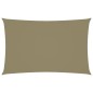 vidaXL Parasole a Vela Oxford Rettangolare 5x8 m Beige vidaXL Parasole a Vela Oxford Rettangolare 5x8 m Beige