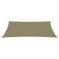 vidaXL Parasole a Vela Oxford Rettangolare 5x8 m Beige vidaXL Parasole a Vela Oxford Rettangolare 5x8 m Beige