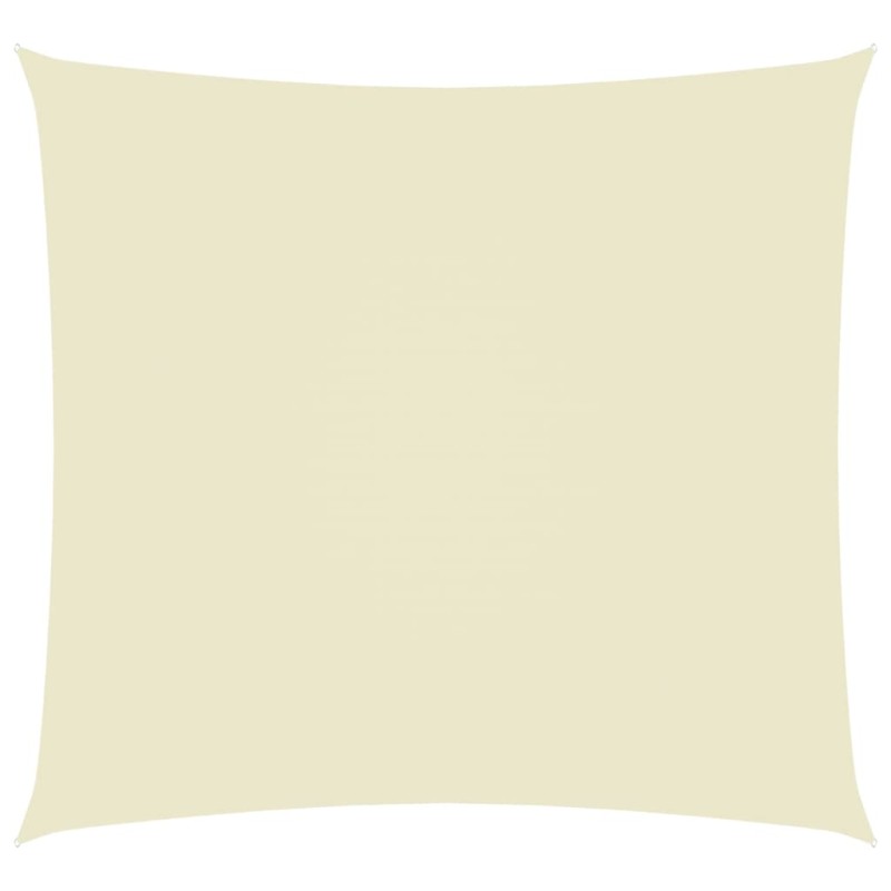 vidaXL Parasole a Vela Oxford Rettangolare 2,5x3 m Crema vidaXL Parasole a Vela Oxford Rettangolare 2,5x3 m Crema