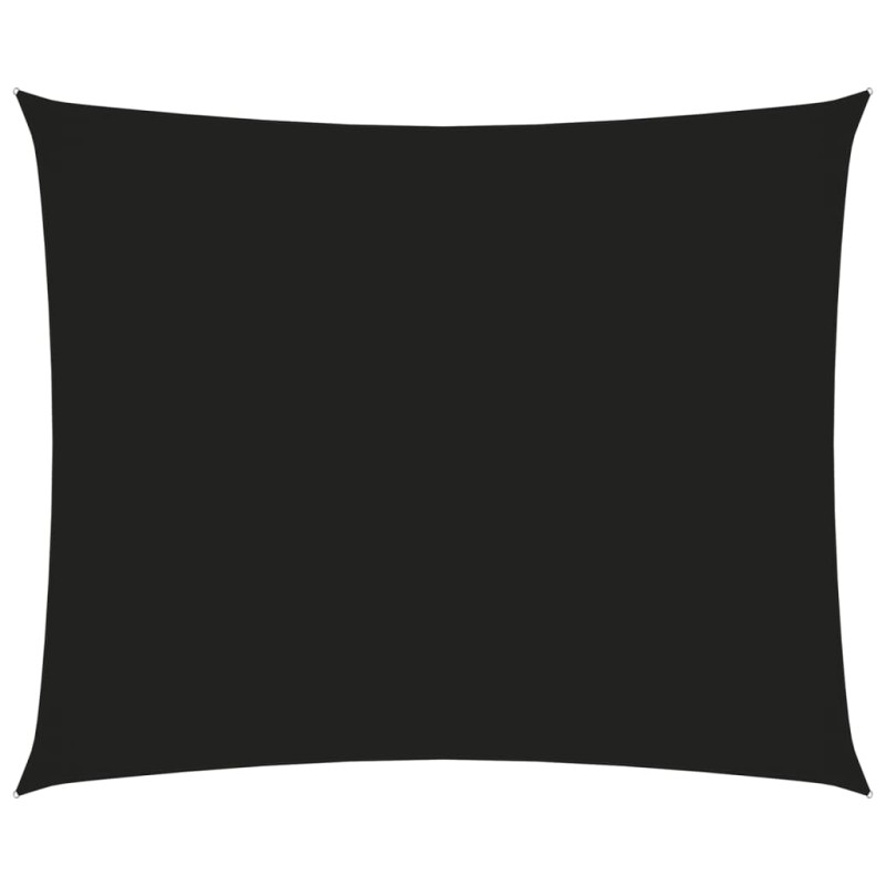 vidaXL Parasole a Vela Oxford Rettangolare 2,5x3,5 m Nero vidaXL Parasole a Vela Oxford Rettangolare 2,5x3,5 m Nero