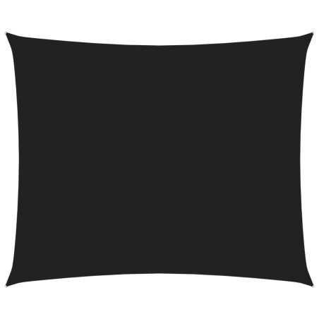 vidaXL Parasole a Vela Oxford Rettangolare 2,5x3,5 m Nero