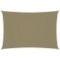 vidaXL Parasole a Vela Oxford Rettangolare 3x5 m Beige vidaXL Parasole a Vela Oxford Rettangolare 3x5 m Beige