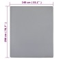 vidaXL Lenzuolo con Angoli Jersey Grigio 140x200 cm Cotone vidaXL Lenzuolo con Angoli Jersey Grigio 140x200 cm Cotone