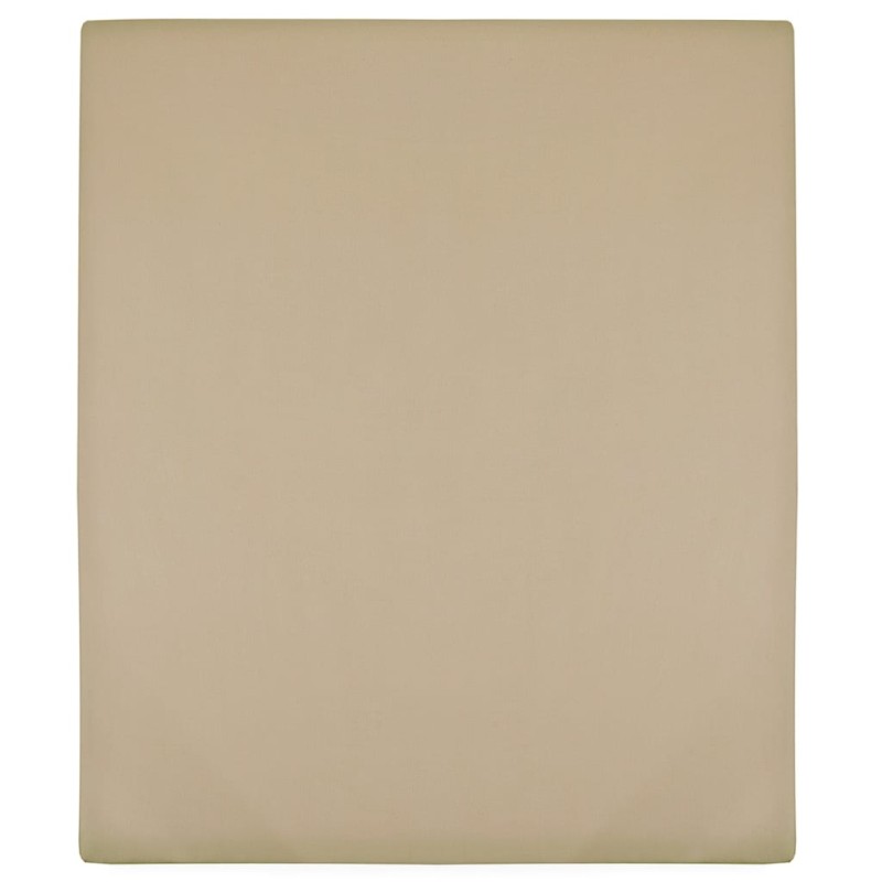 vidaXL Lenzuola con Angoli Jersey 2pz Tortora 160x200 cm Cotone vidaXL Lenzuola con Angoli Jersey 2pz Tortora 160x200 cm Cotone