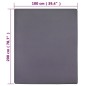 vidaXL Lenzuola con Angoli Jersey 2 pz Antracite 100x200 cm Cotone vidaXL Lenzuola con Angoli Jersey 2 pz Antracite 100x200 cm Cotone