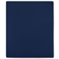 vidaXL Lenzuolo con Angoli Jersey Blu Marino 90x200 cm Cotone vidaXL Lenzuolo con Angoli Jersey Blu Marino 90x200 cm Cotone