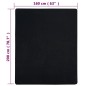 vidaXL Lenzuolo con Angoli Jersey Nero 160x200 cm Cotone vidaXL Lenzuolo con Angoli Jersey Nero 160x200 cm Cotone