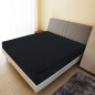 vidaXL Lenzuola con Angoli Jersey 2pz Nero 100x200 cm Cotone vidaXL Lenzuola con Angoli Jersey 2pz Nero 100x200 cm Cotone