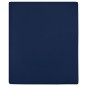 vidaXL Lenzuolo con Angoli Jersey Blu Marino 100x200 cm Cotone vidaXL Lenzuolo con Angoli Jersey Blu Marino 100x200 cm Cotone