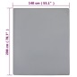 vidaXL Lenzuola con Angoli Jersey 2pz Grigio 140x200 cm Cotone vidaXL Lenzuola con Angoli Jersey 2pz Grigio 140x200 cm Cotone