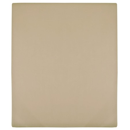 vidaXL Lenzuola con Angoli Jersey 2pz Tortora 140x200 cm Cotone