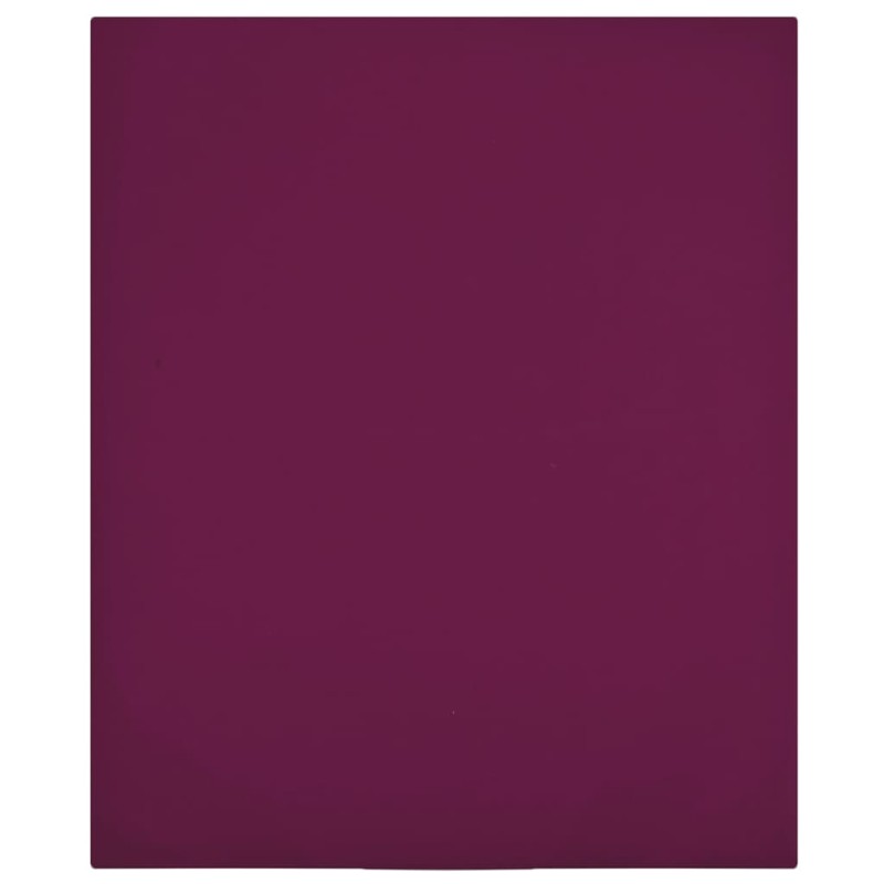 vidaXL Lenzuola con Angoli Jersey 2pz Bordò 160x200 cm Cotone vidaXL Lenzuola con Angoli Jersey 2pz Bordò 160x200 cm Cotone