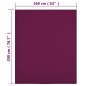 vidaXL Lenzuola con Angoli Jersey 2pz Bordò 160x200 cm Cotone vidaXL Lenzuola con Angoli Jersey 2pz Bordò 160x200 cm Cotone