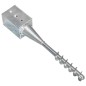vidaXL Picchetti di Terra 6 pz Argento 9x9x56 cm in Acciaio Zincato vidaXL Picchetti di Terra 6 pz Argento 9x9x56 cm in Acciaio Zincato