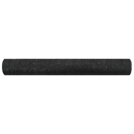 vidaXL Rete per Privacy Nera 1,5x10 m in HDPE 75 g/m² 