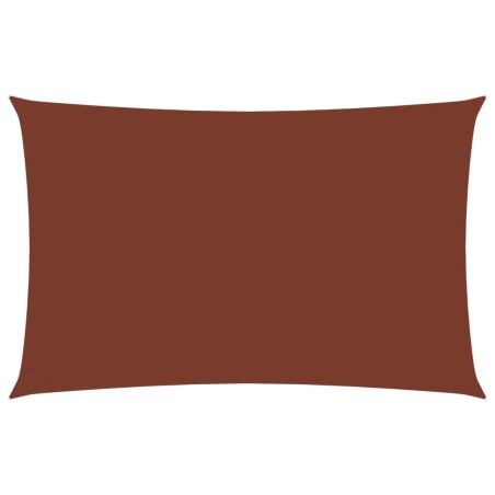 vidaXL Parasole a Vela Oxford Rettangolare 3x5 m Terracotta
