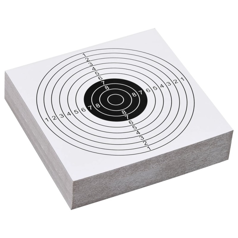 vidaXL 100 pz Bersagli di Carta 15x15 cm vidaXL 100 pz Bersagli di Carta 15x15 cm