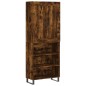 vidaXL Credenza Rovere Fumo 69,5x34x180 cm in Legno Multistrato vidaXL Credenza Rovere Fumo 69,5x34x180 cm in Legno Multistrato