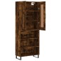 vidaXL Credenza Rovere Fumo 69,5x34x180 cm in Legno Multistrato vidaXL Credenza Rovere Fumo 69,5x34x180 cm in Legno Multistrato
