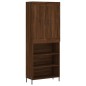 vidaXL Credenza Rovere Marrone 69,5x34x180 cm in Legno Multistrato vidaXL Credenza Rovere Marrone 69,5x34x180 cm in Legno Multistrato