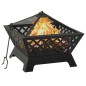Braciere con Attizzatoio 64 cm XXL in Acciaio Braciere con Attizzatoio 64 cm XXL in Acciaio